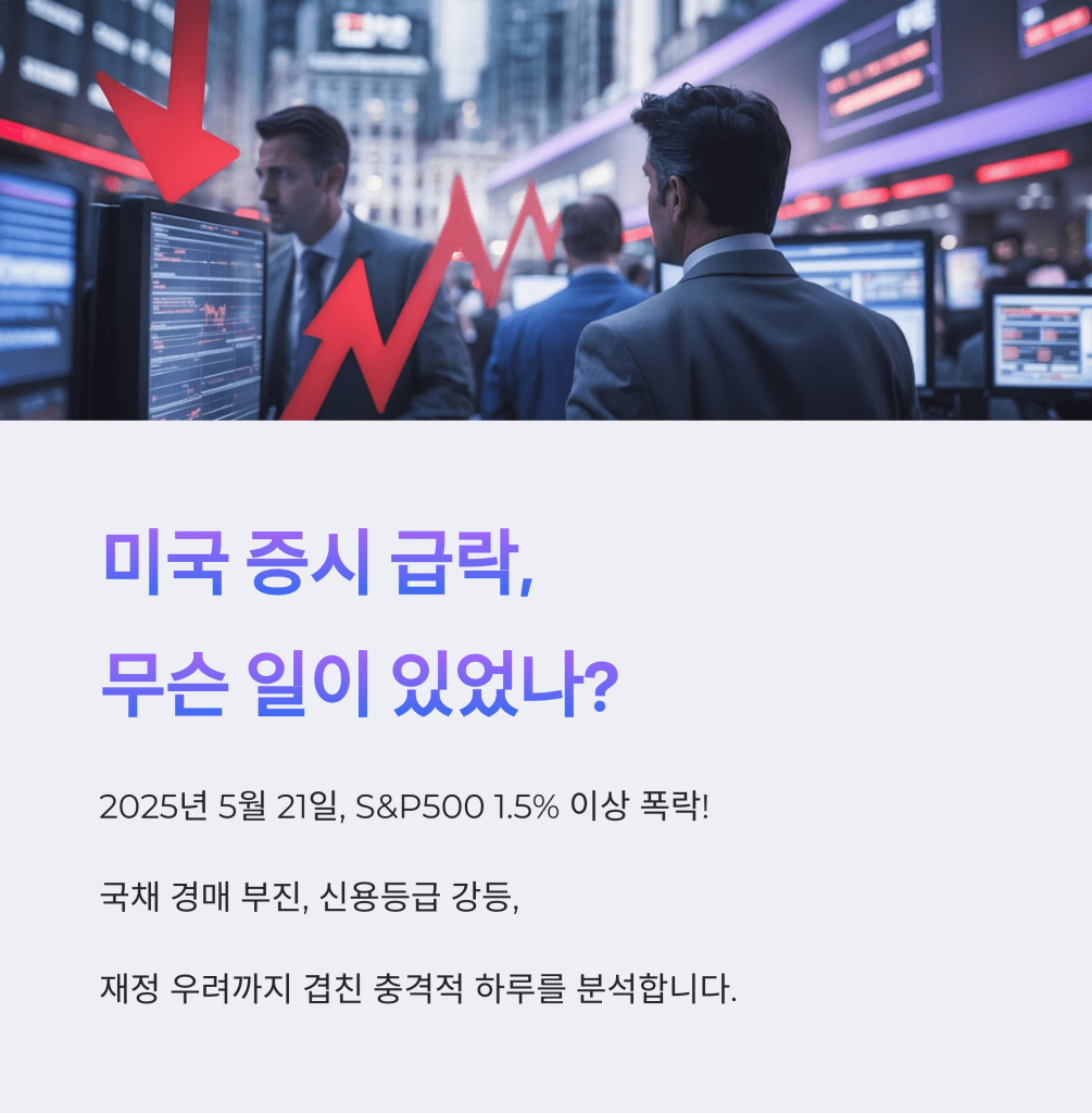 미국 증시 급락 - MoneyBlockSignal 미국 증시 급락