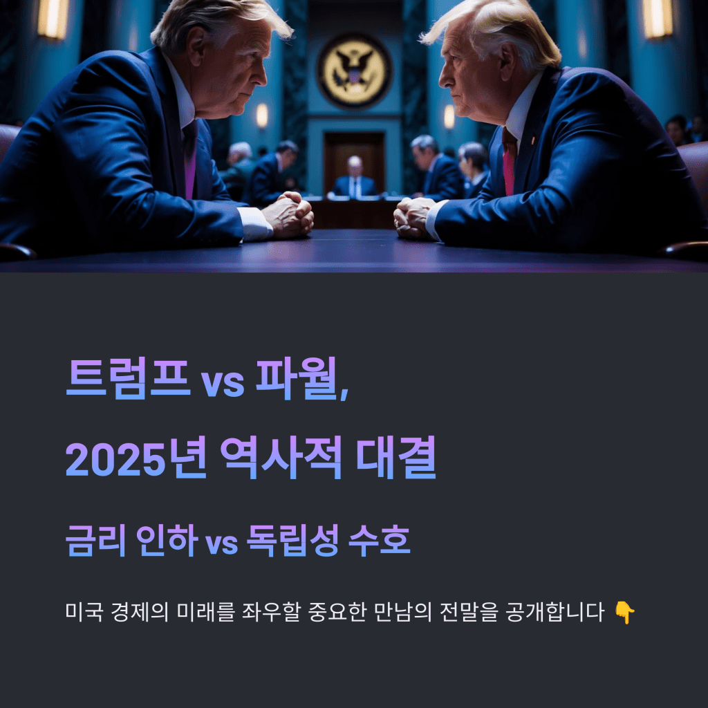 트럼프-파월 - MoneyBlockSignal 트럼프-파월