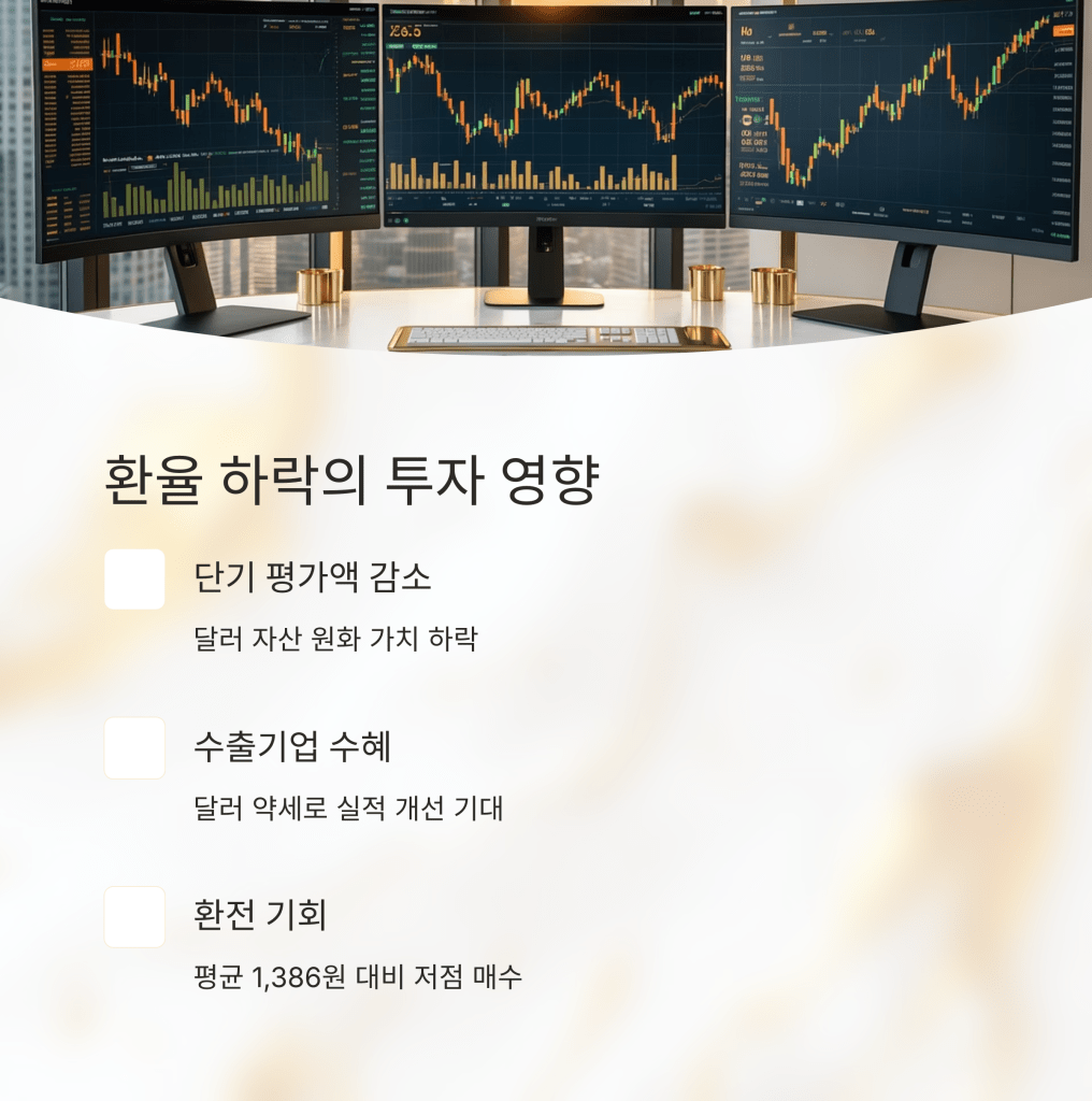 환율 하락 투자 영향 - MoneyBlockSignal 환율 하락 투자 영향