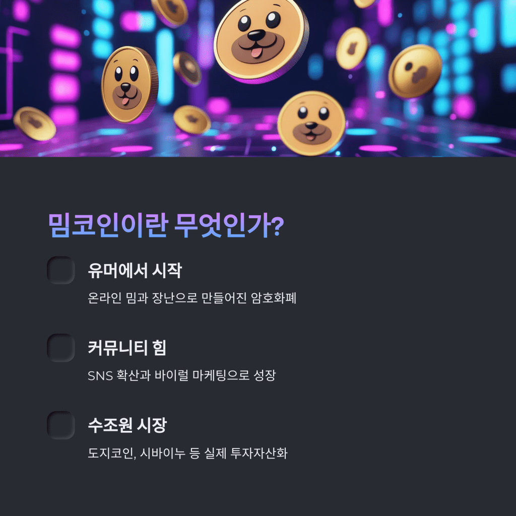 밈코인이란 - MoneyBlockSignal 밈코인이란