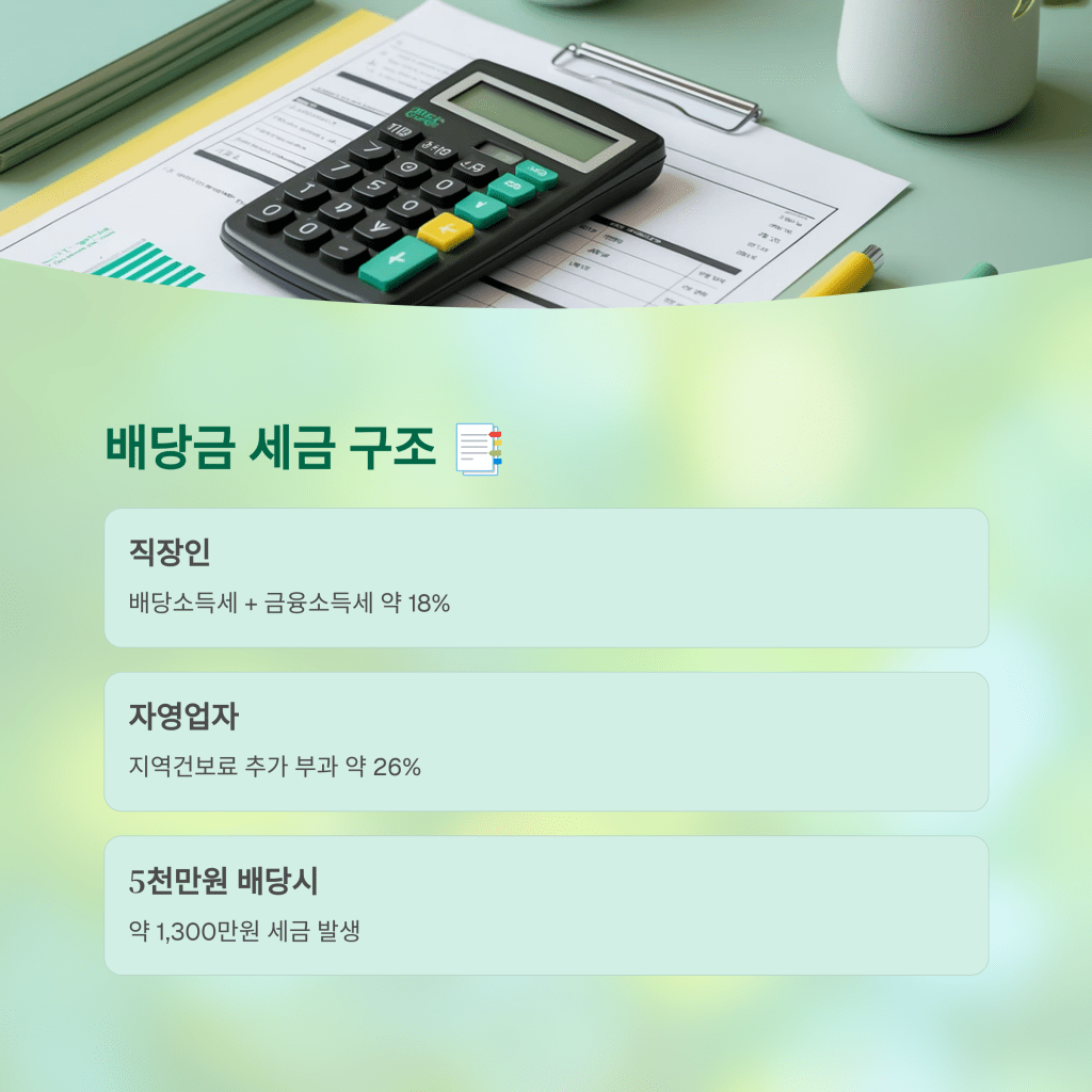 배당금 세금 - MoneyBlockSignal 배당금 세금