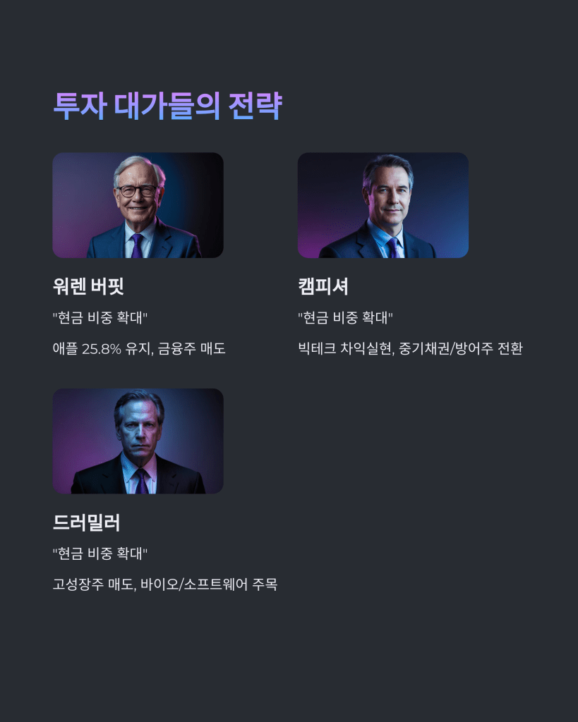 투자 대가들의 전략 - MoneyBlockSignal 투자 대가들의 전략
