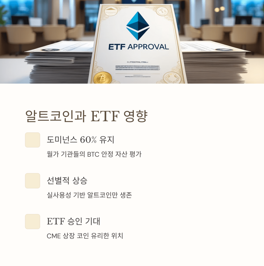 알트코인과 ETF 영향 - MoneyBlockSignal 알트코인과 ETF 영향