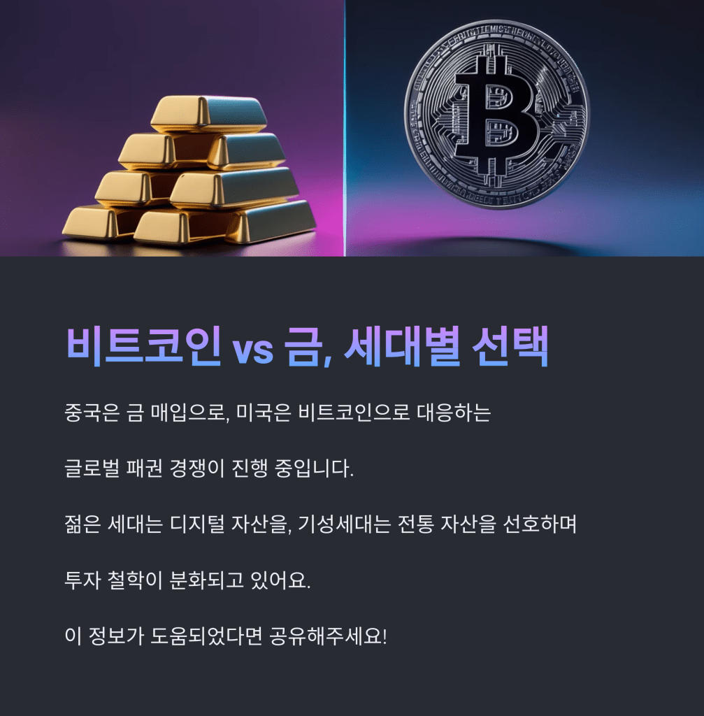 비트코인 VS 금 - MoneyBlockSignal 비트코인 VS 금
