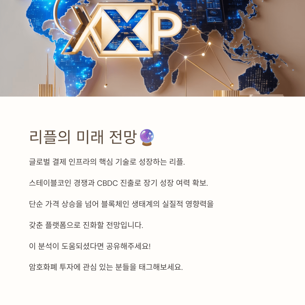 리플의 미래 전망 - MoneyBlockSignal 리플의 미래 전망